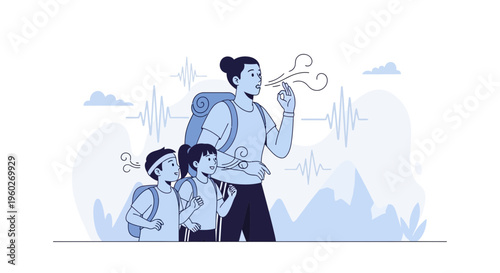 Family Hiking Adventure Inspiring Outdoor Exploration and Nature Connection