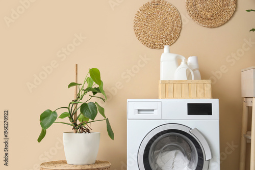 Box with laundry detergents...