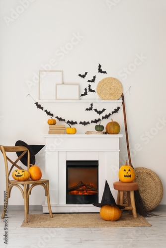 Interior of living room dec...