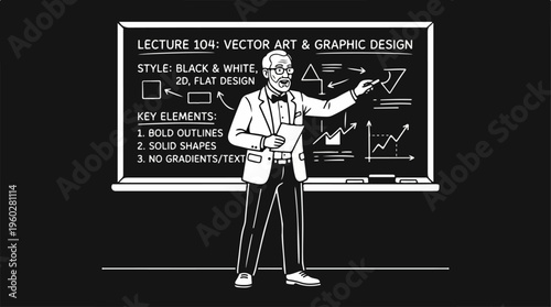 Man in lab coat explaining.