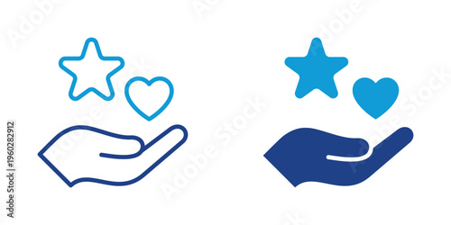 Gratitude Simple and clear vector icon illustrating an essential idea or function