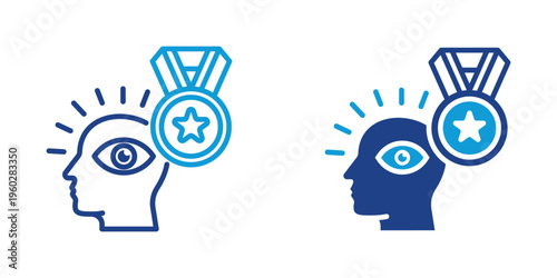 Tranquility Simple and clear vector icon illustrating an essential idea or function