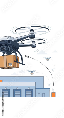 Innovative Drone Delivery System For Future Logistics Networks