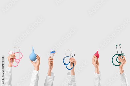 Female doctor's hands with ...