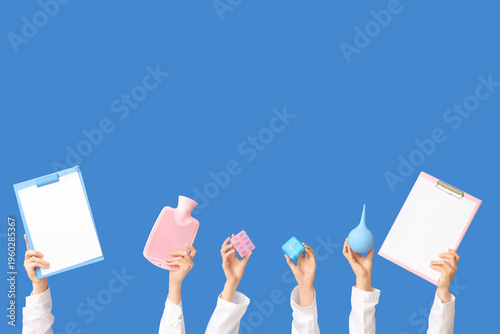 Female doctor's hands with ...