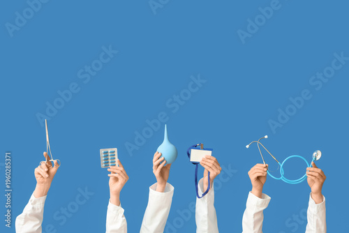 Female doctor's hands with ...