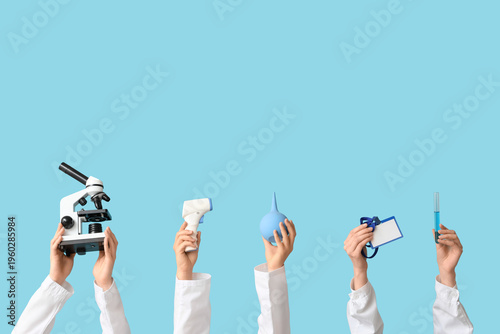 Female doctor's hands with ...