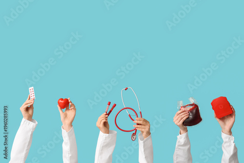 Female doctor's hands with ...