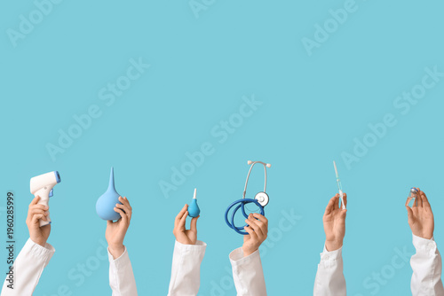 Female doctor's hands with ...