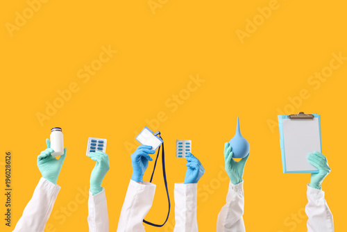 Female doctor's hands with ...