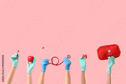 Female doctor's hands with ...
