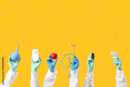 Female doctor's hands with ...