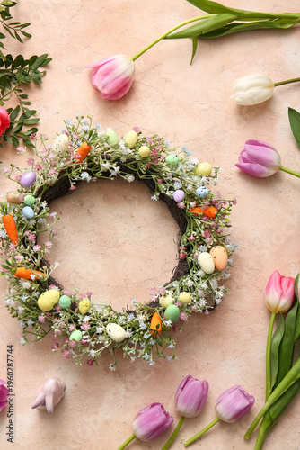 Composition with Easter wre...