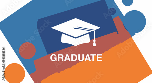 Graduation Cap Academic Achievement Symbol.