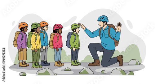 Inspiring Young Explorers Adventure Group Leader Encouragement Motivational