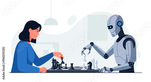 Intelligent Robot Competes Against Human In Strategic Chess Match