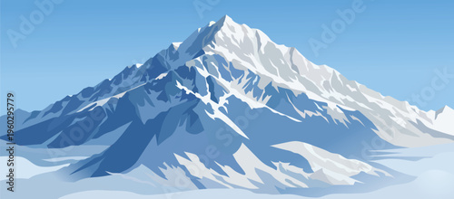 winter mountain landscape