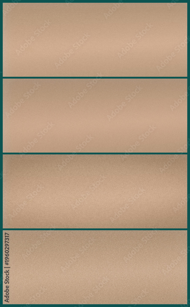 Fototapeta premium Soft beige gradient panels with a gentle metallic texture create a calm, neutral backdrop ideal for elegant branding, packaging mockups, web headers, or minimalist layouts.