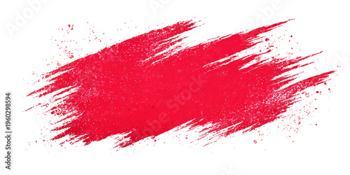 Abstract red watercolor paint splashes and grunge ink brush strokes create a messy splatter texture design with blood-like spots and artistic vector pattern stains on a dirty paper illustration