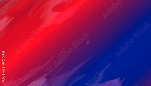 Vibrant Red And Blue Gradient Abstract Background With Smooth Liquid Texture And Flowing Waves