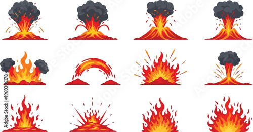 Explosions and Fire Elements for Visual Effects