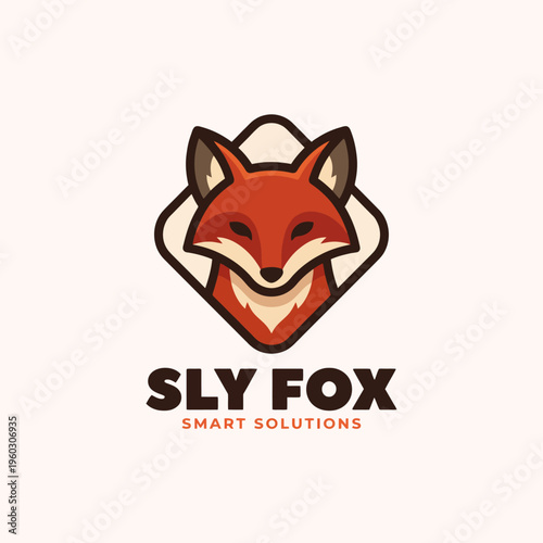 This logo features a clever and stylized fox, emphasizing intelligence, creativity, and modern solutions for businesses seeking unique branding possibilities.