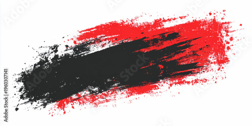 An abstract red watercolor ink splat design featuring a dirty grunge texture and paint splatter pattern on a decorative blood color vector backdrop illustration