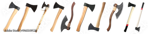 Set of different axes on wh...