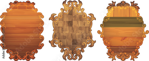 木材のフレーム額縁