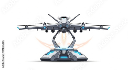 Futuristic drone technology showcasing advanced aerial capabilities and innovative design for future applications.