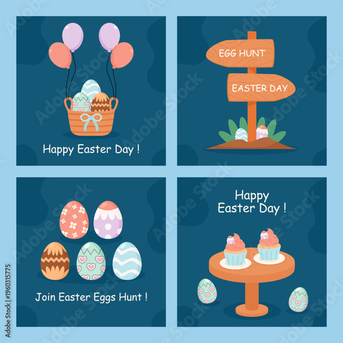 Cute Easter Day Themed Instagram Post