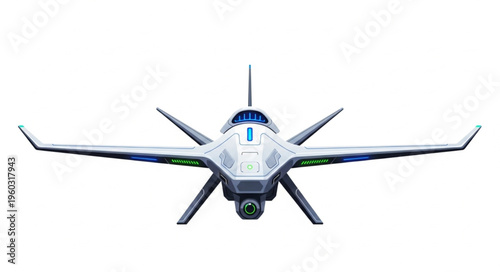 Modern unmanned aerial vehicle with advanced technology and design.