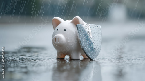 Piggy Bank Shield: A piggy ...