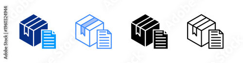 Product Multiple Style Icon Set Vector 