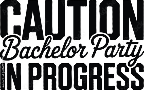 Bachelor Party Squad Funny Groom Crew T-Shirt Design