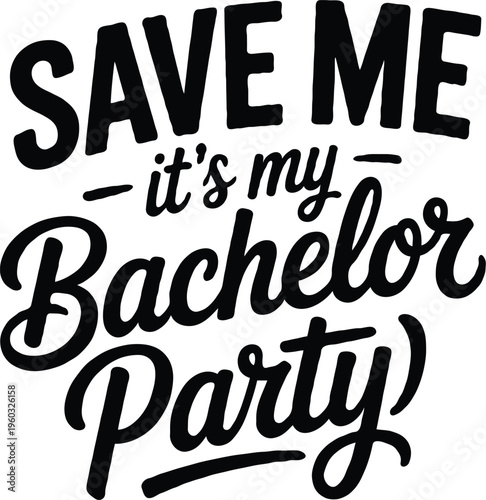 Bachelor Party Squad Funny Groom Crew T-Shirt Design