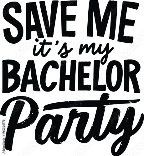 Bachelor Party Squad Funny Groom Crew T-Shirt Design