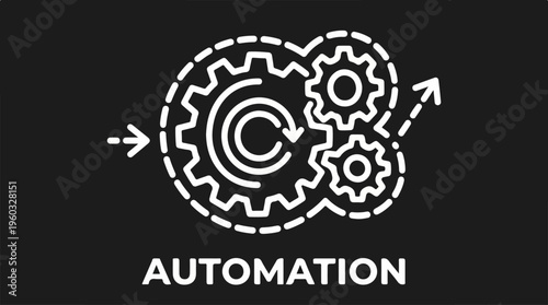 Automation Technology Concept Illustration.