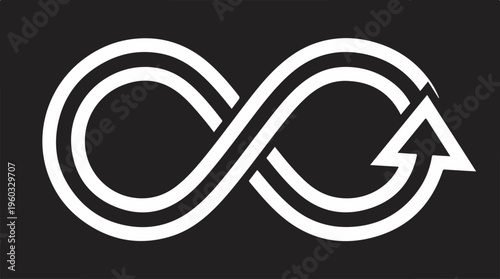 Infinity Loop with Arrow.