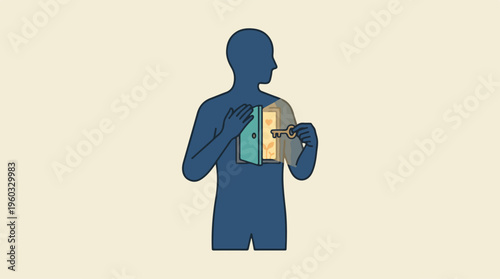 Man holding a beer bottle.