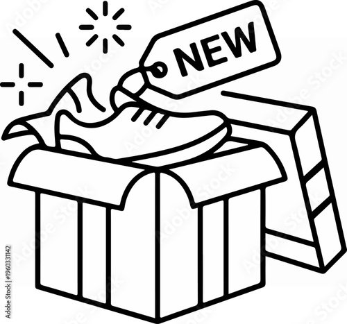 New Sneaker in Box.