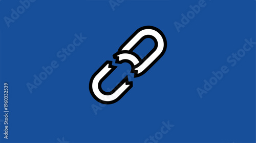 Single White Chain Link.