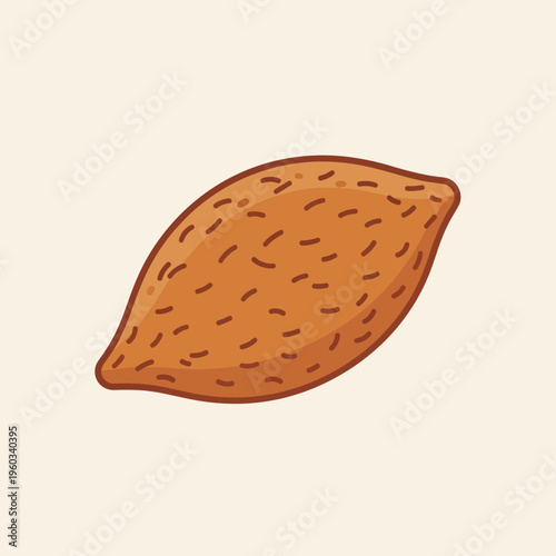 Almond nut food healthy snack.