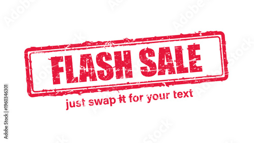 official stamp label red rubber stamp vector with distressed ink texture and clean frame, built for packaging, shipping labels, office paperwork, certification workflows, and commercial branding use.