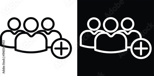 leading Two-tone version in black and white background