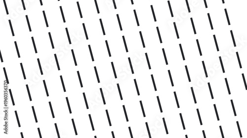 Intermittent stripes at a slight angle