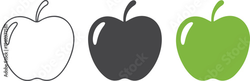 Grilled sausage vector icon set featuring minimalist outline silhouette and colored illustrations for barbecue food menu and meat product design.