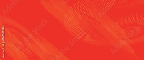 Canvastavla Abstract Sports Background with Orange and Red Gradient Brushstrokes and Halfton