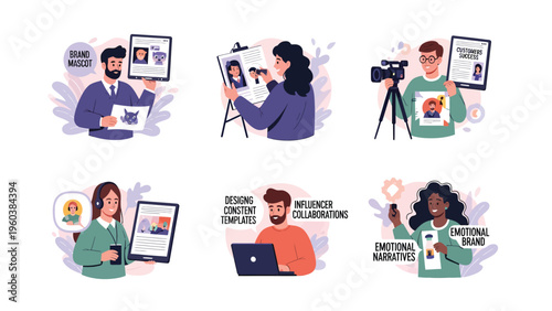 Digital Marketing & Content Creation Concepts. Social Media Management, Branding Strategy, Influencer Collaboration & Creative Workflow.