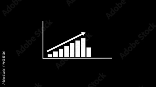 Simple right angle formed by two perpendicular white lines on black
